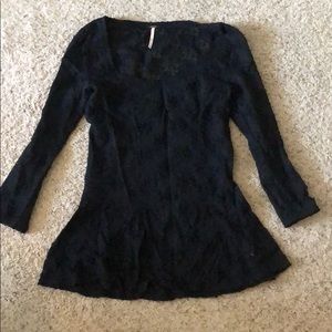 Free People Lace Top